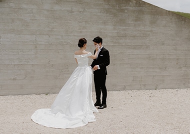 Wedding elopement, wiping away the happy tears